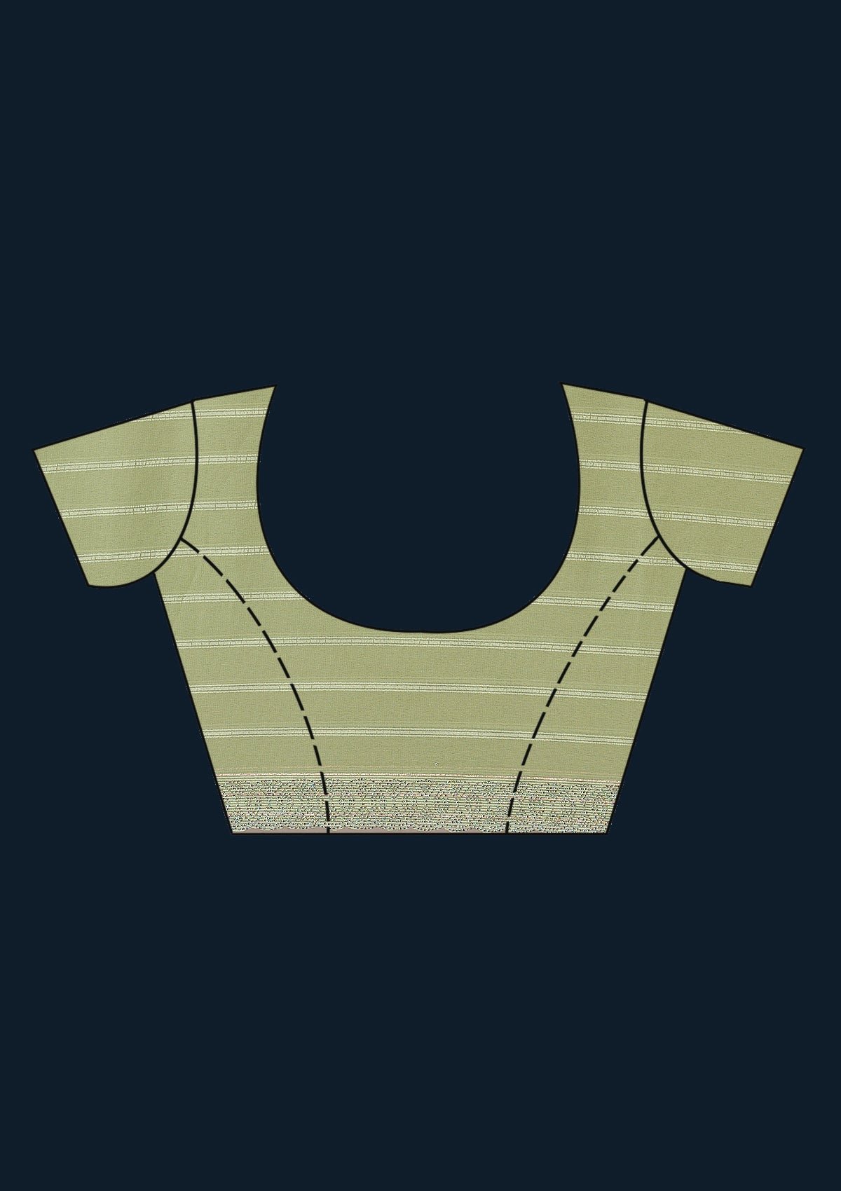 Elegant Pista Green Georgette Saree with Exquisite Stonework - Image 9